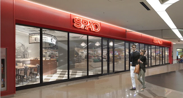 이랜드 SPA브랜드 '스파오 코엑스점' 매장 이미지/이랜드 제공