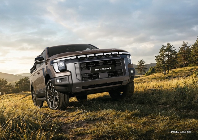 KGM 신형 픽업 ‘무쏘’,…출시 두 달 만에 계약 5000대